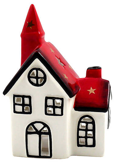 Light house "Marburg", red roof, 12 cm