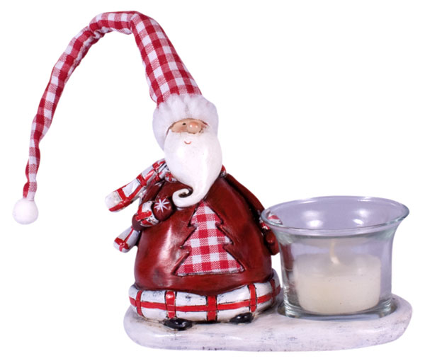 Tealight holder Santa