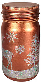 Scented candle "christmas feeling" copper, pineapple & mint