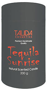 Scented candle "Cocktail", Tequila Sunrise