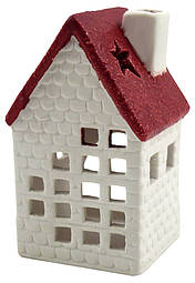 Smoking house "Almere", red, 10,5 cm