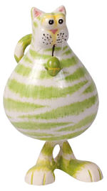 Ferdi Cat green small, 12,0cm
