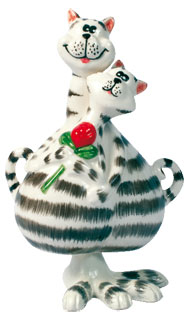 Mia & Toby Cat, 16,0cm