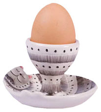 Hannes Cat as egg cups, grey 6cm
