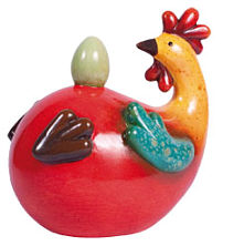 Rooster Egon ceramics, 14,5cm