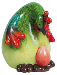Rooster Erich ceramics, 14,5cm