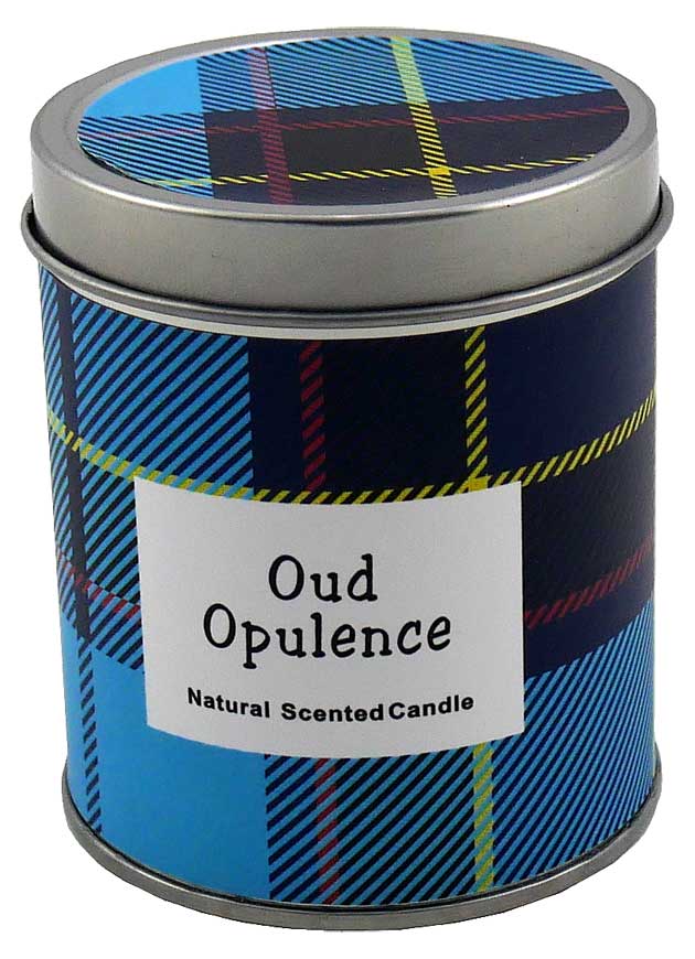 Scented candle "Karo", oud opulence, H: 7.5cm, D: 6cm, 