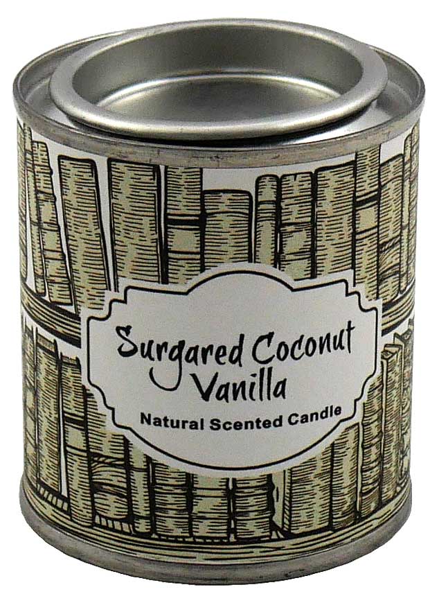 Scented candle "Tea time", sugared coconut & vanilla, H: 6cm, D: 5.4cm, 