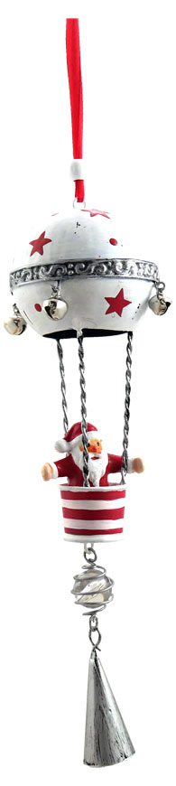 Father Christmas with balloon, 33cm, 